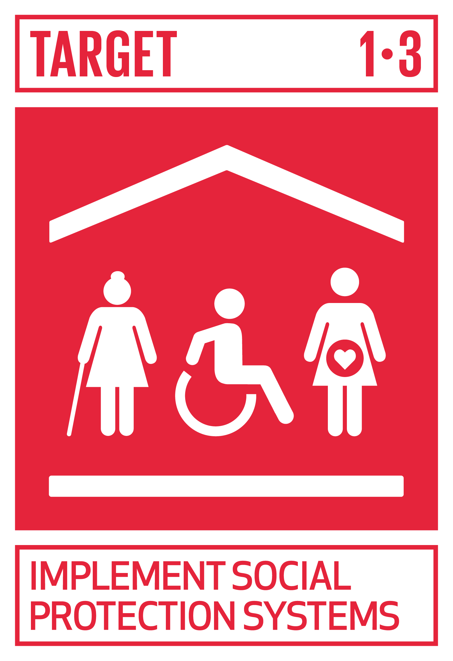 Icon for SDG Target 1.3