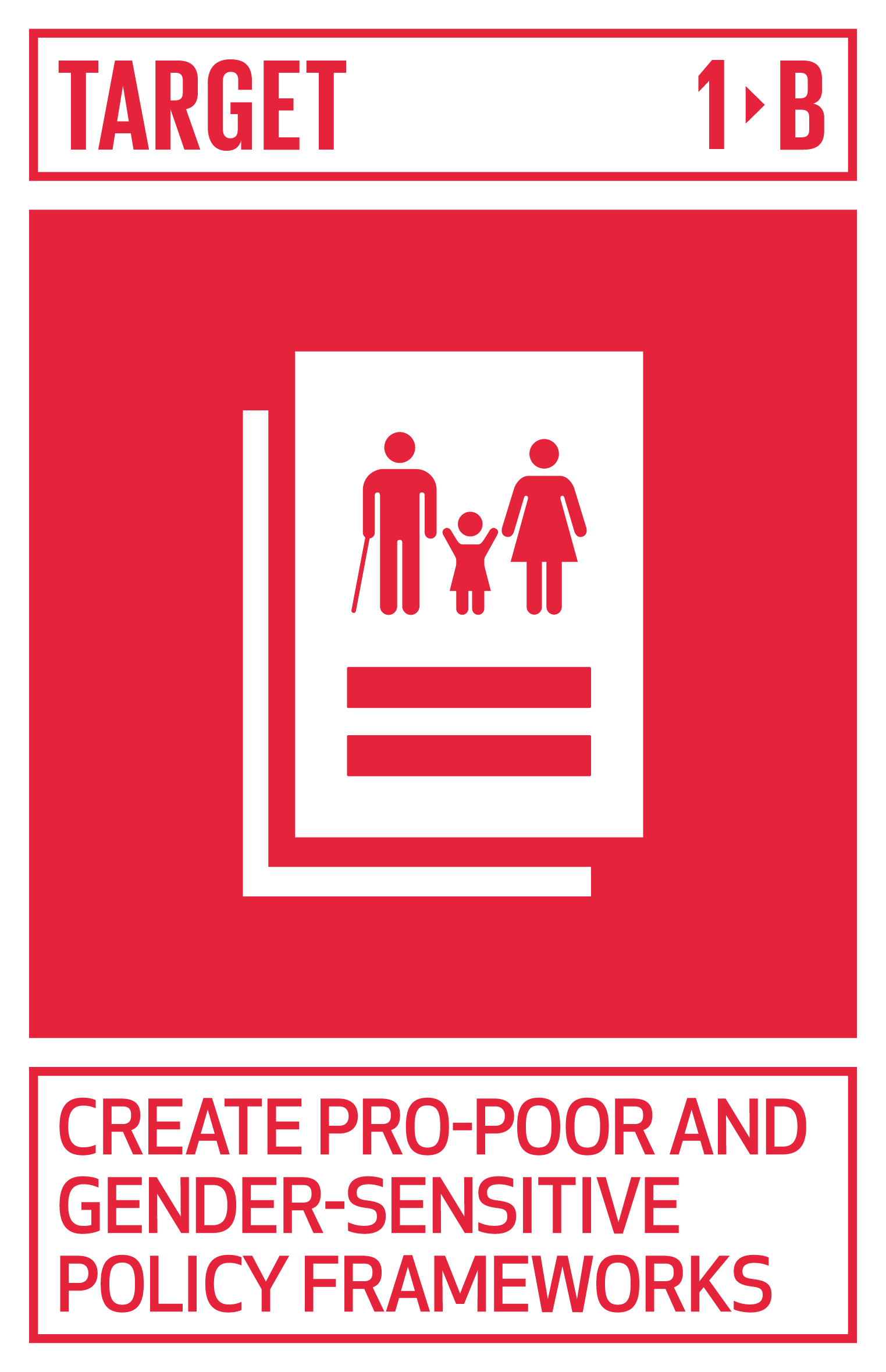 Icon for SDG Target 1.B