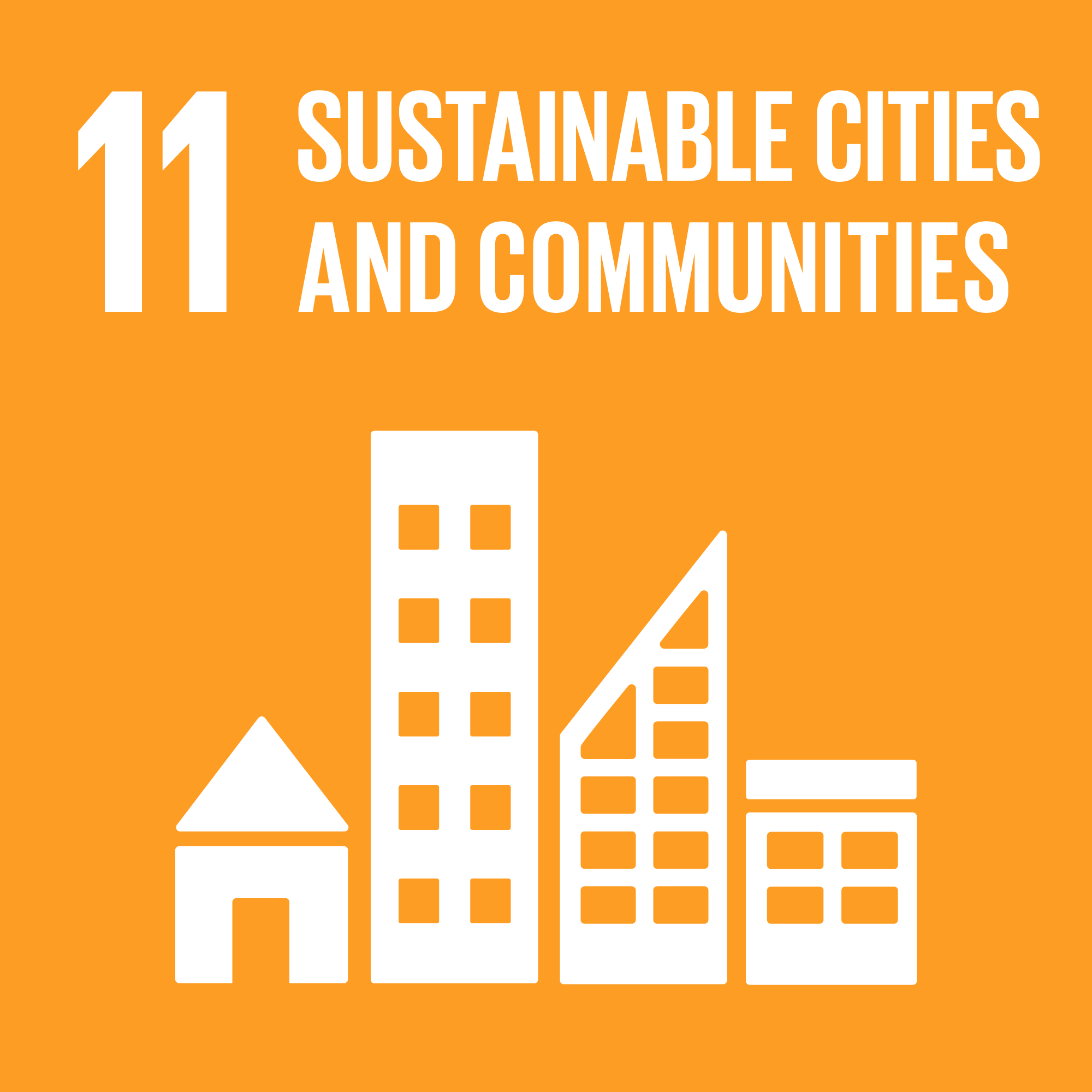 Icon for SDG Goal 11: Sustainable Cities and Communities