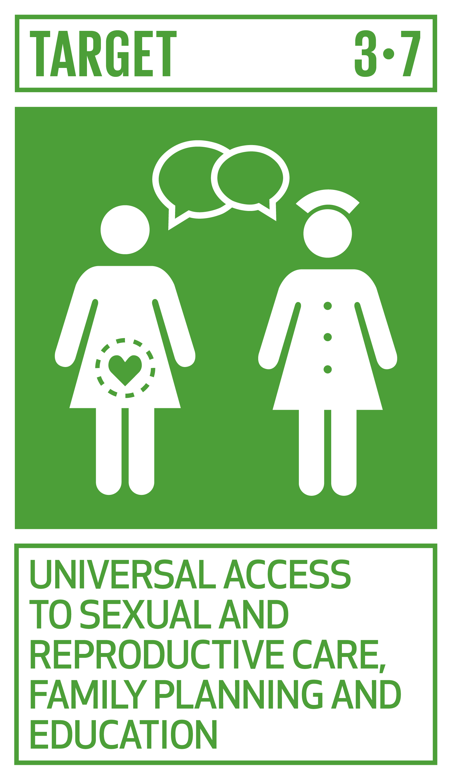 Icon for SDG Target 3.7