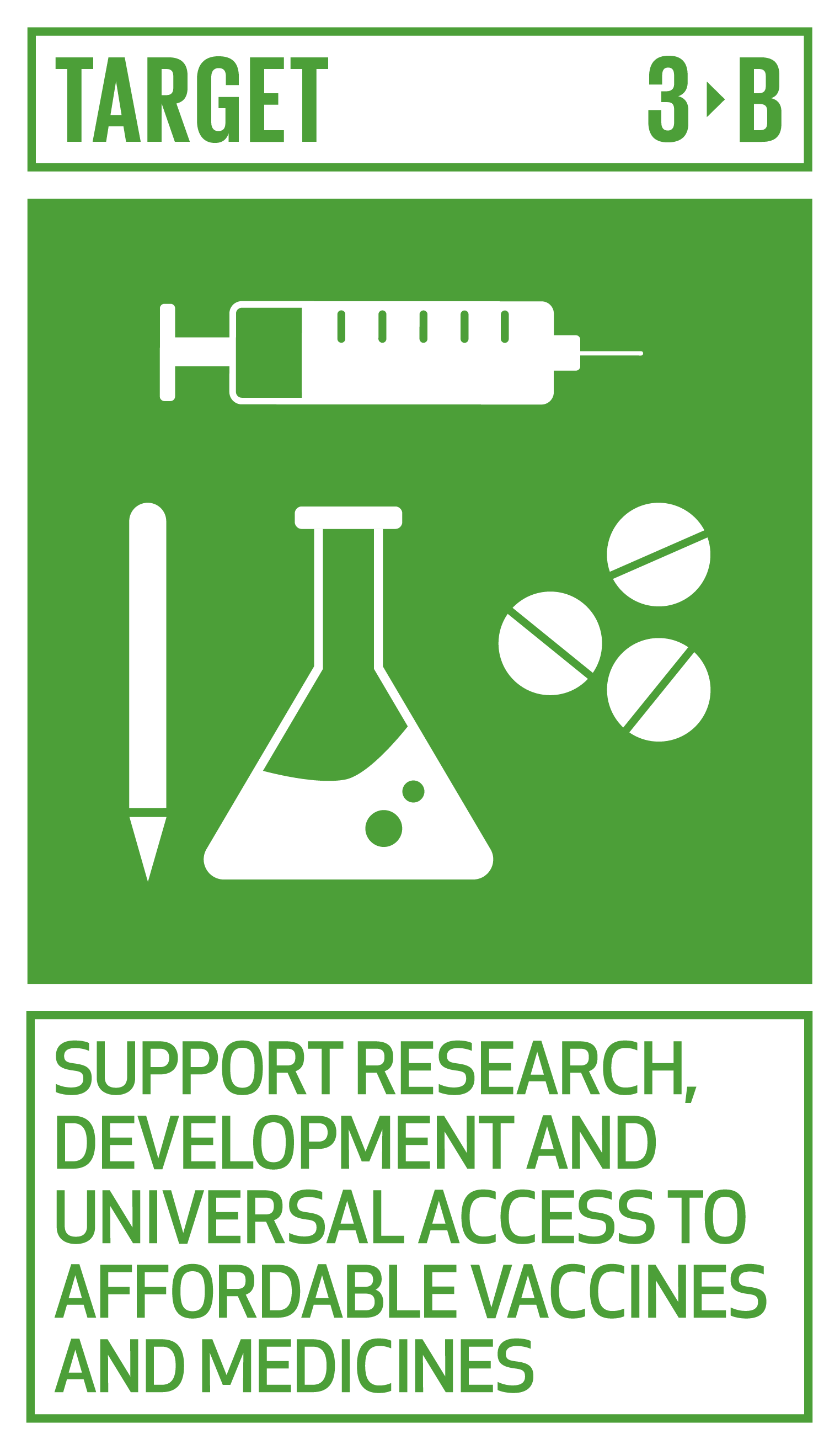 Icon for SDG Target 3.B