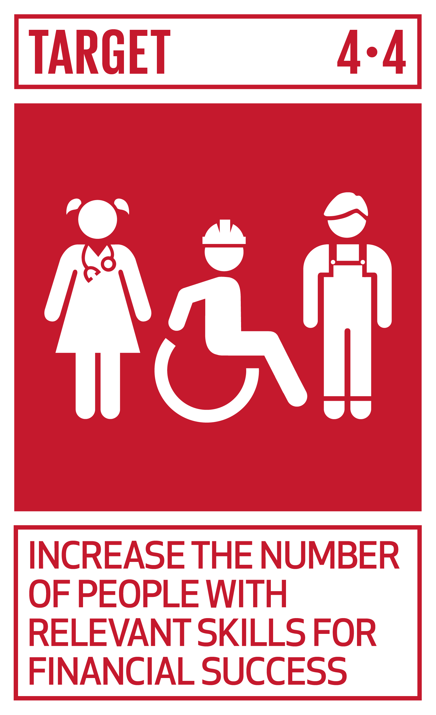 Icon for SDG Target 4.4