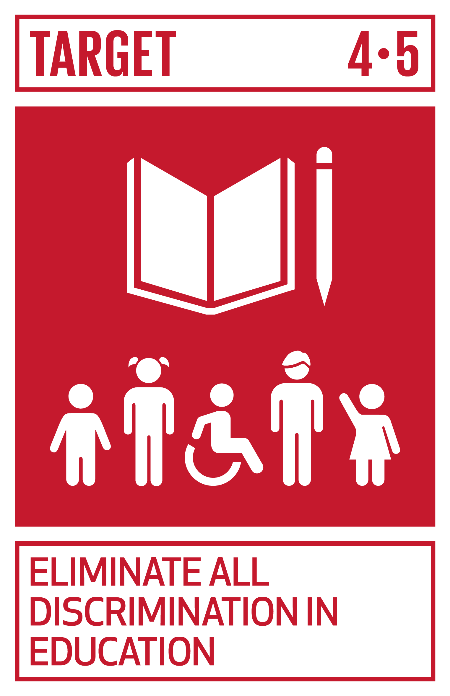 Icon for SDG Target 4.5