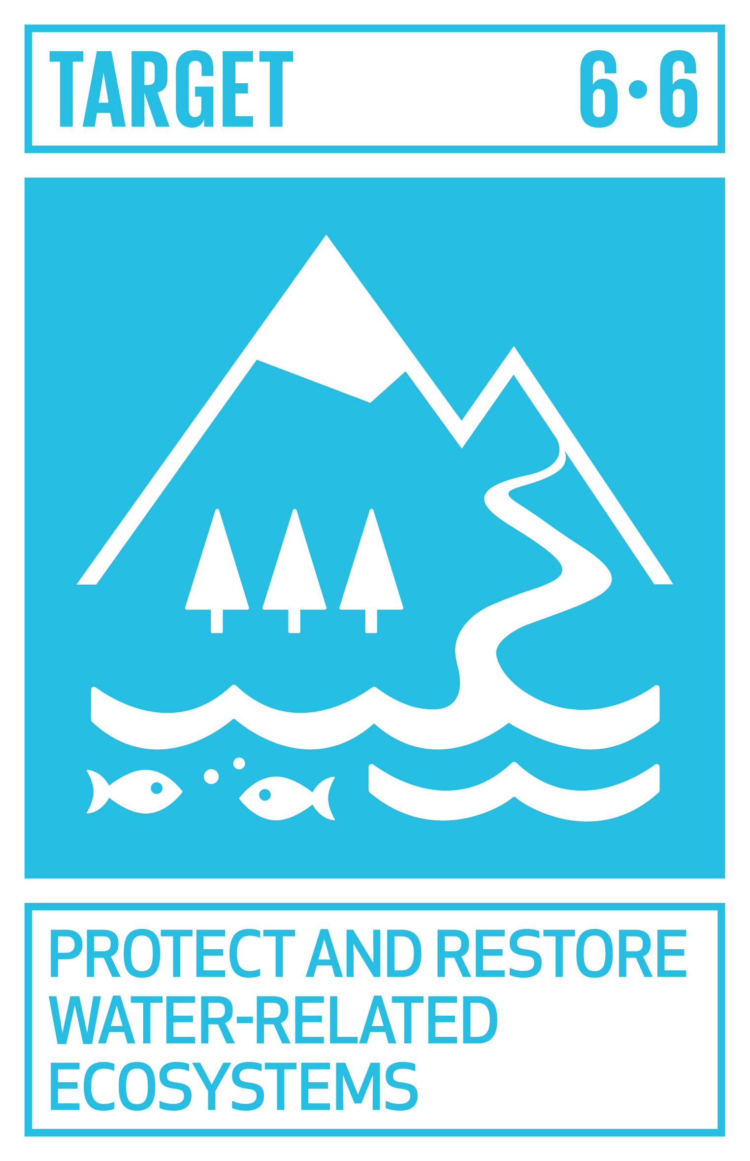 Icon for SDG Target 6.6