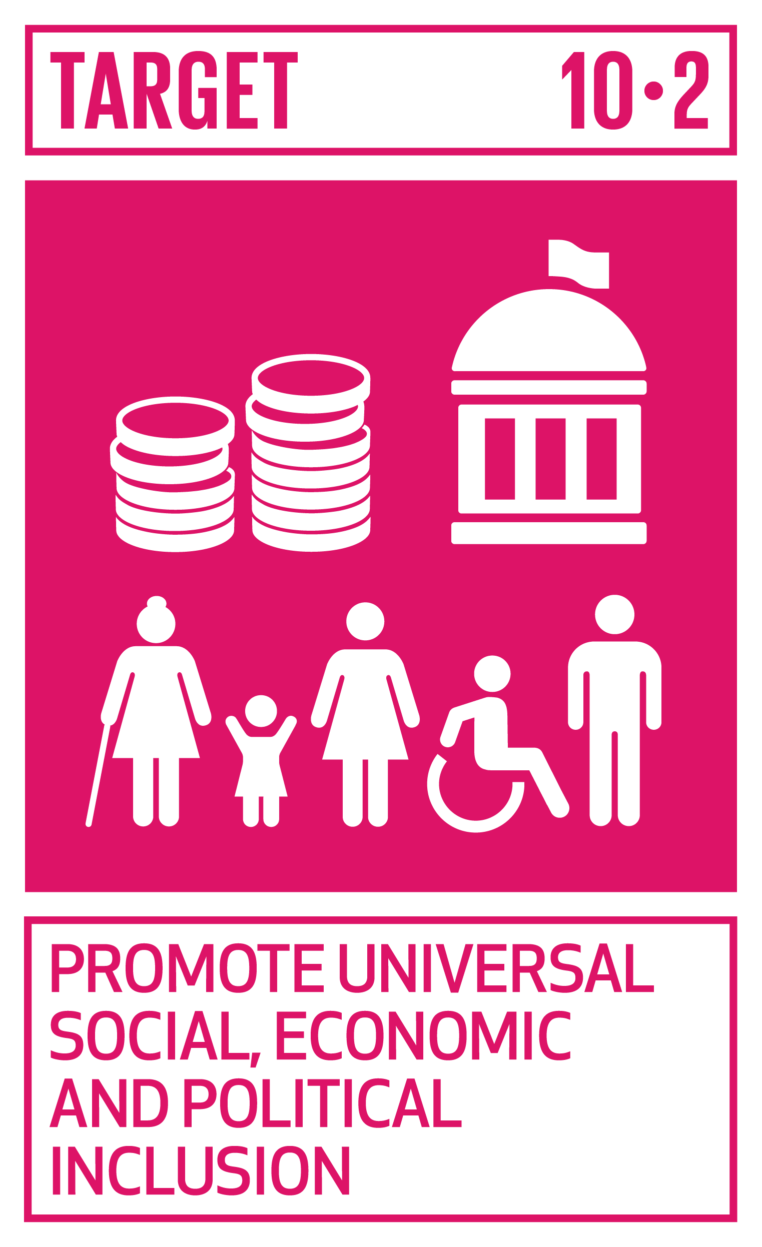 Icon for SDG Target 10.2