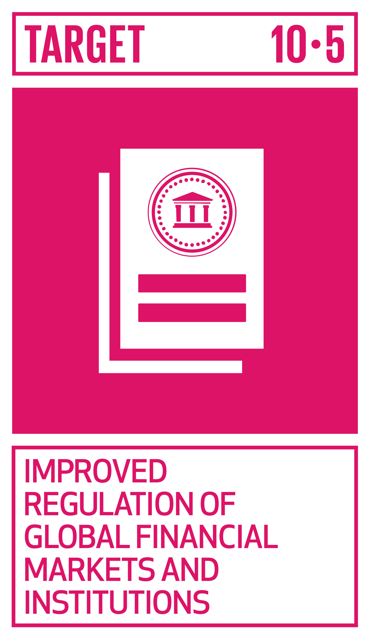 Icon for SDG Target 10.5
