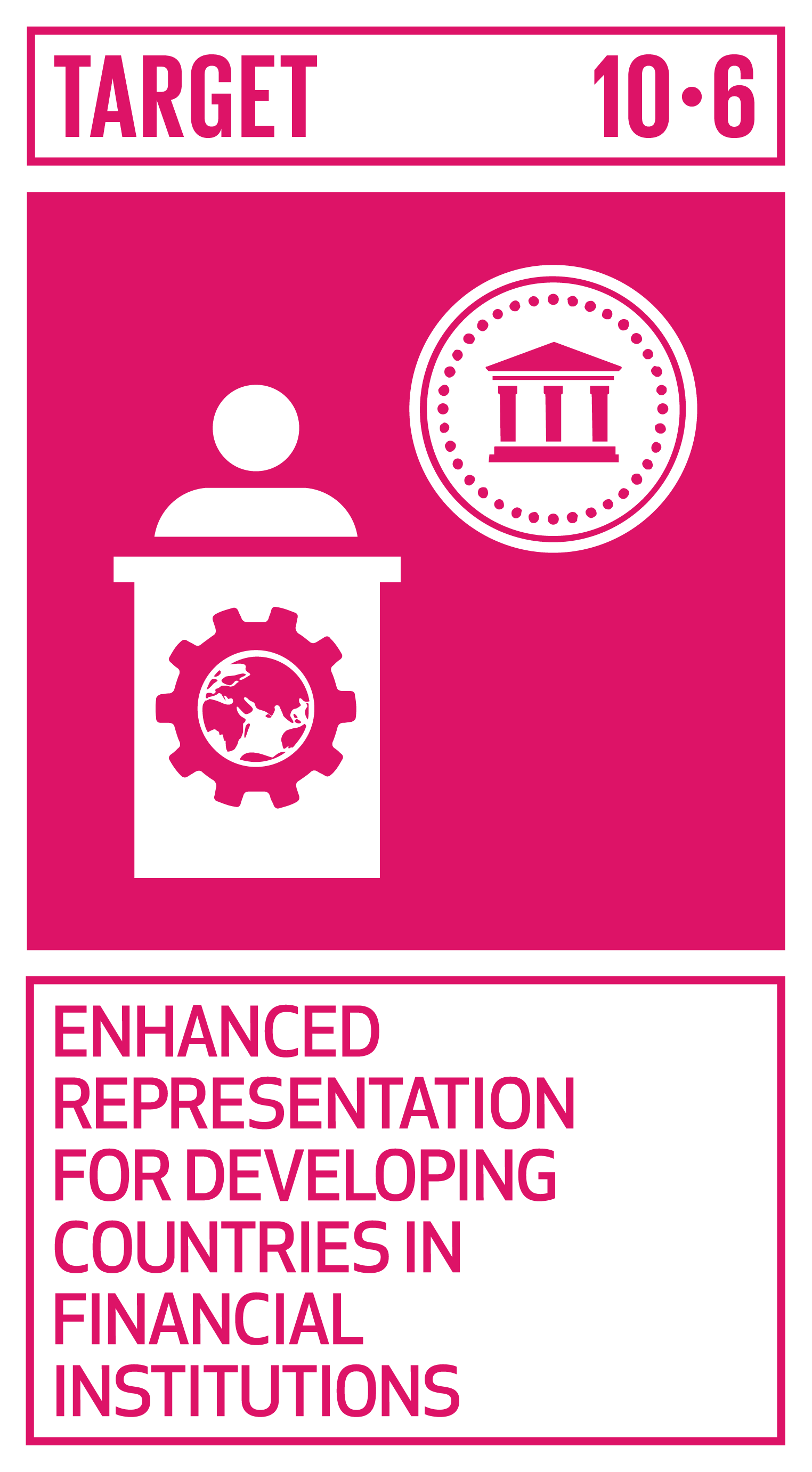 Icon for SDG Target 10.6