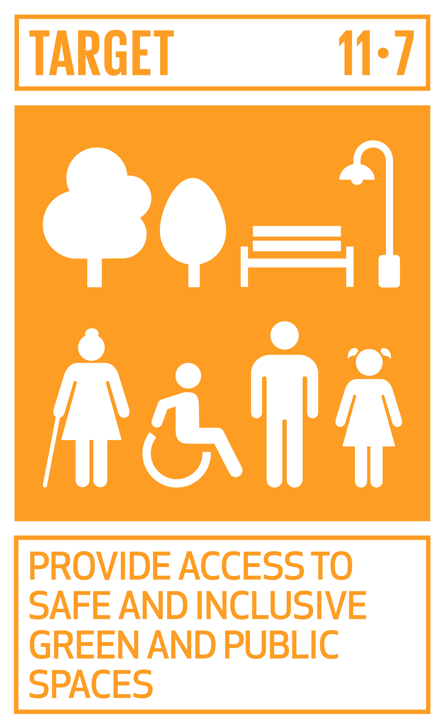 Icon for SDG Target 11.7