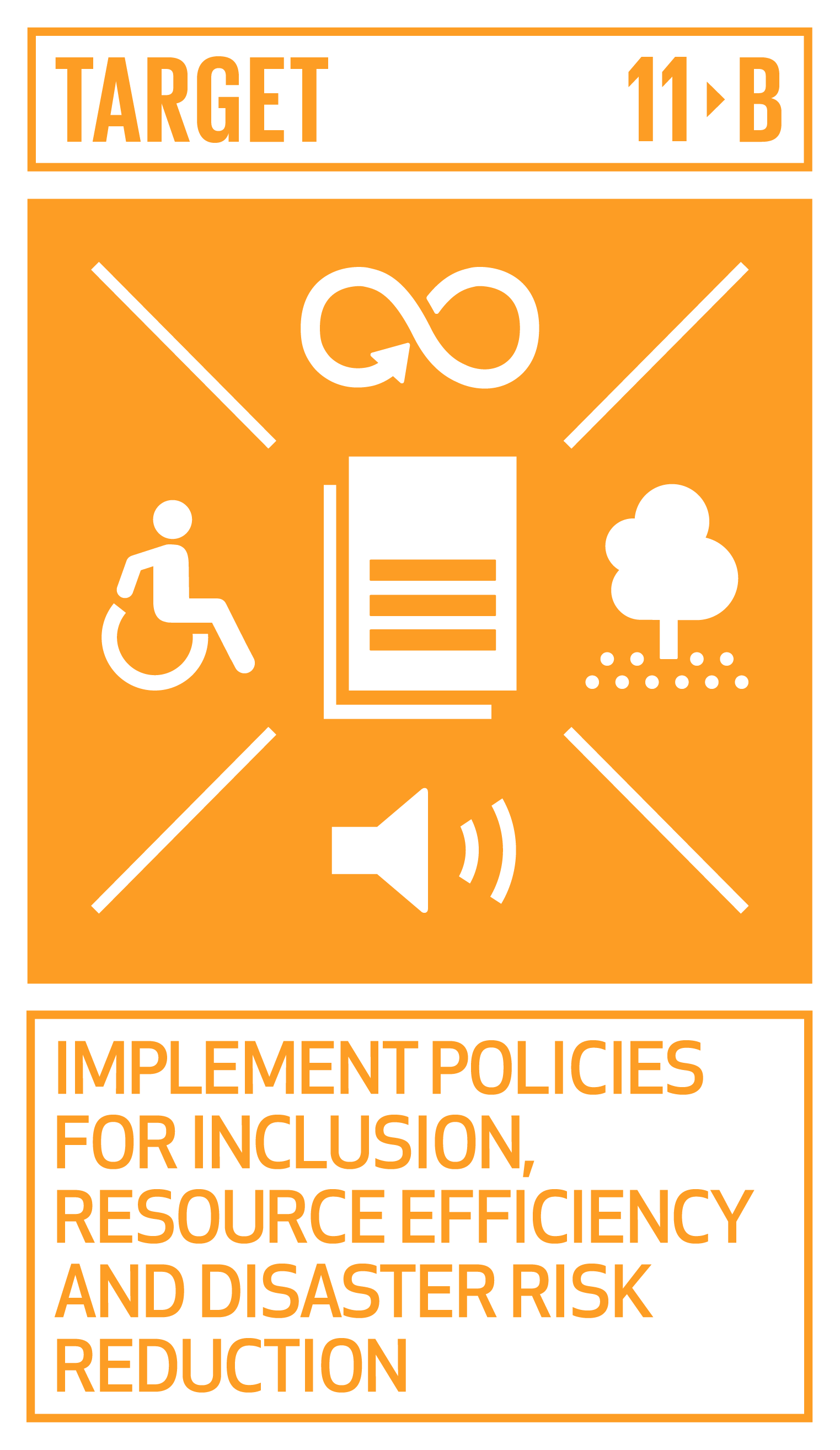 Icon for SDG Target 11.B