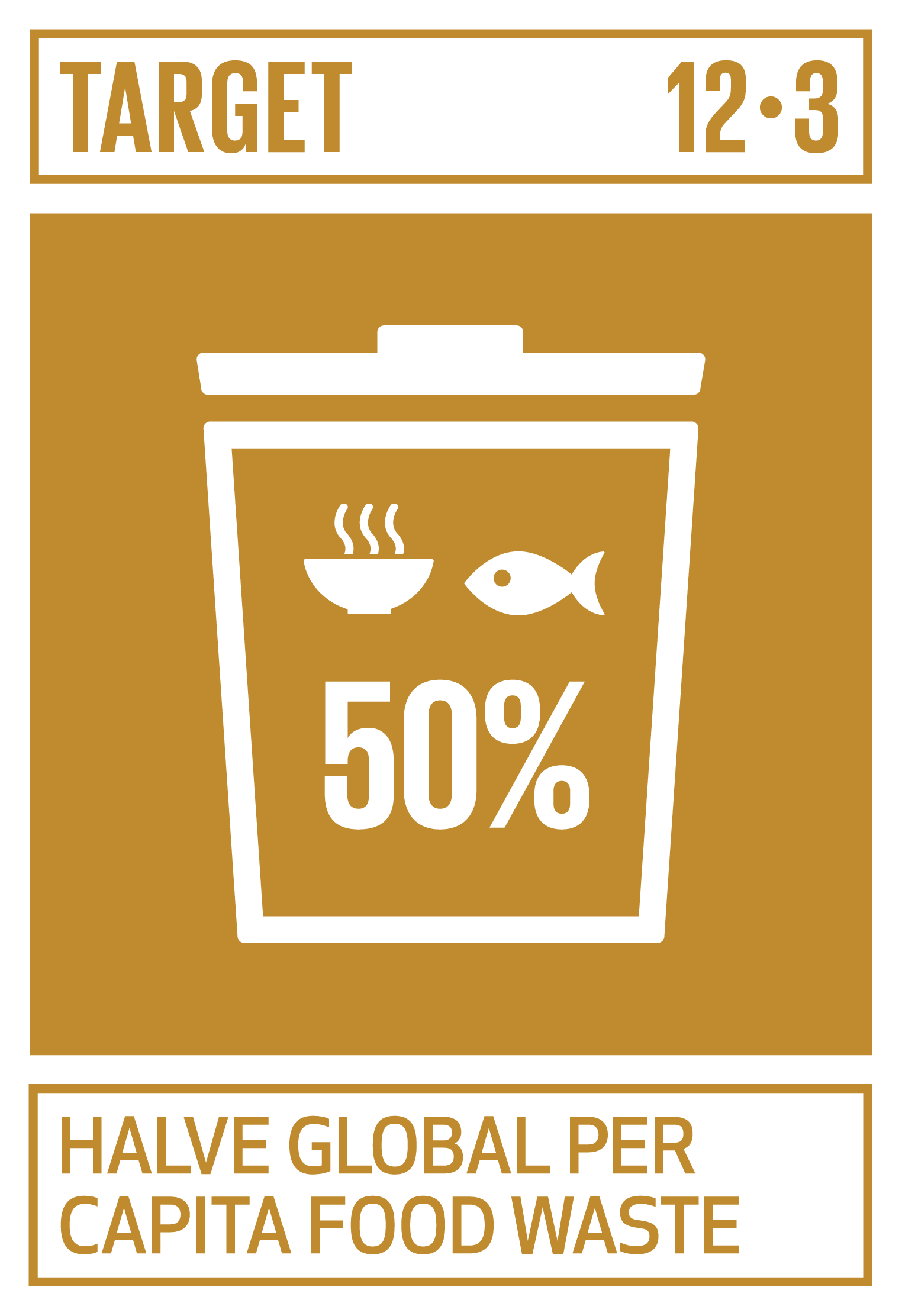 Icon for SDG Target 12.3
