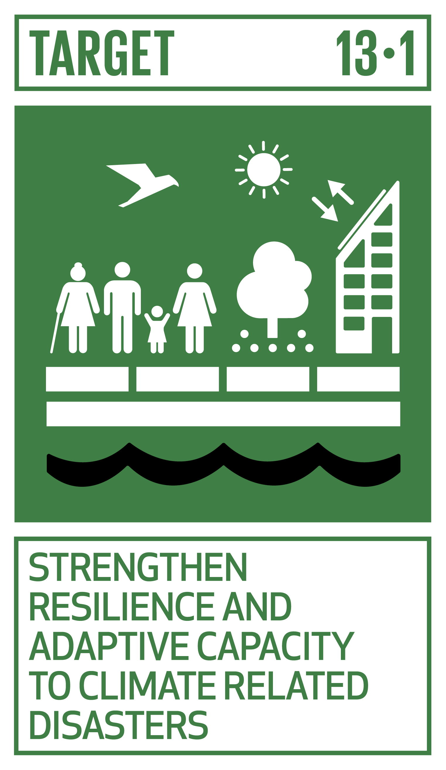 Icon for SDG Target 13.1
