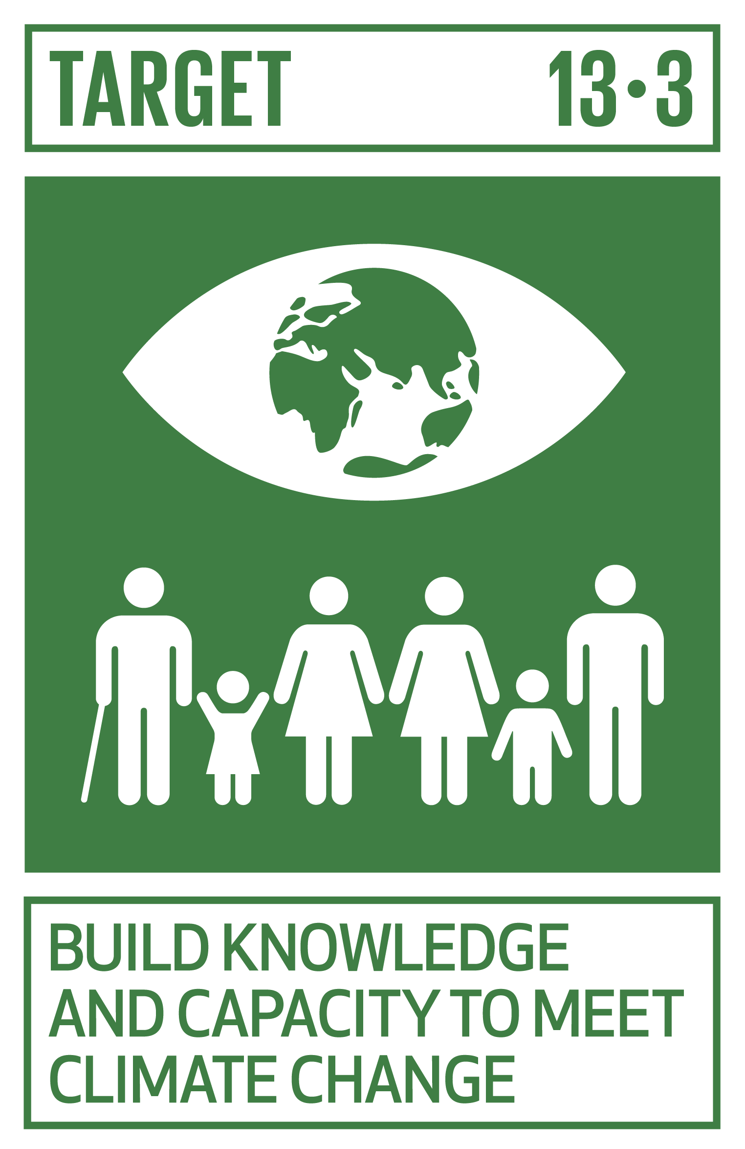 Icon for SDG Target 13.3