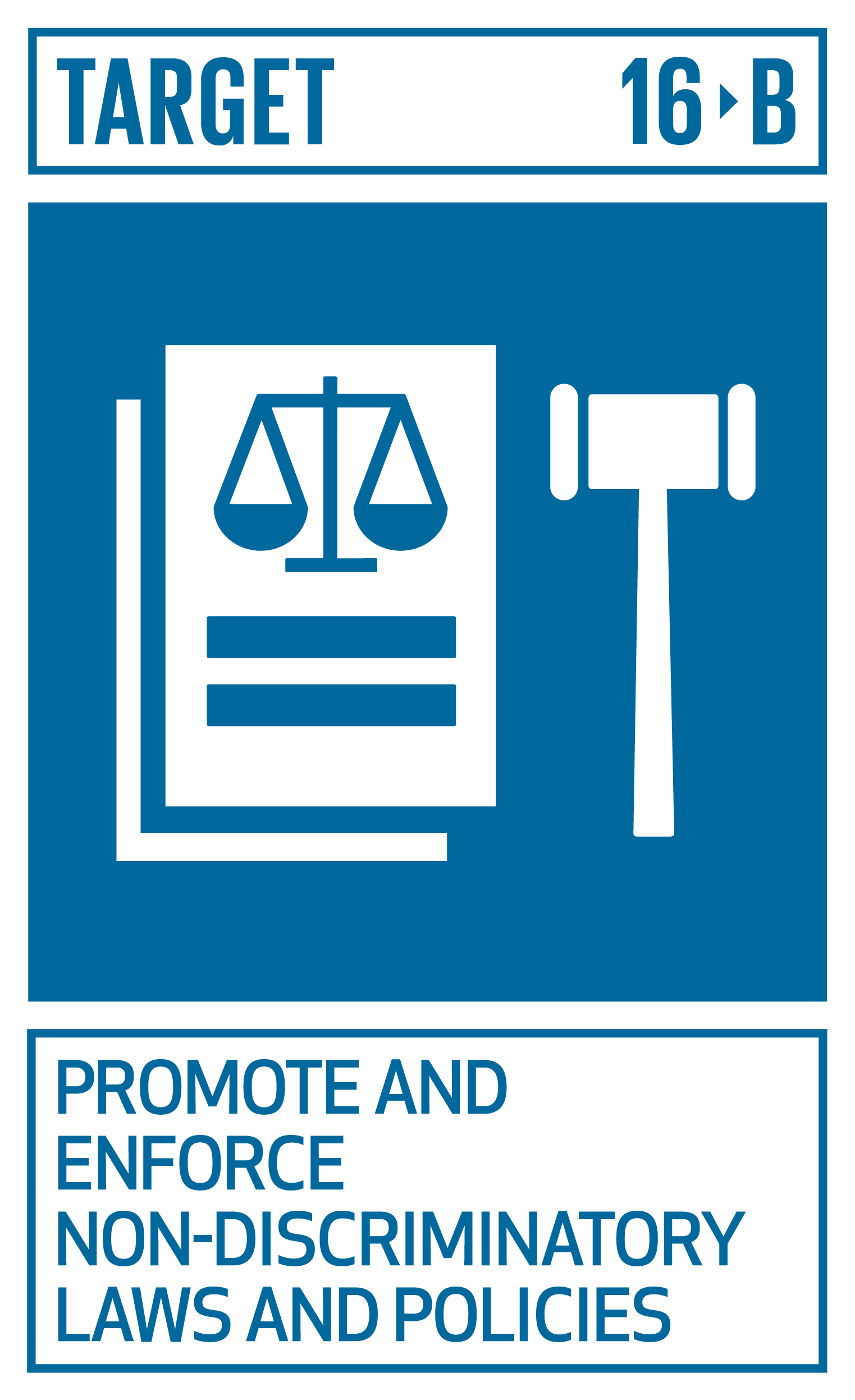 Icon for SDG Target 16.B
